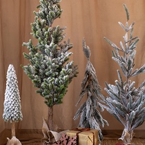 Seven MOS Christmas tree decoration Cedar Tree window shopping mall decoration decoration decoration festival home large and small shooting table ground