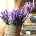 Chimo lavender PE nhân tạo vườn hoa nhà hoa giả làm bằng tay hoa lụa trang trí phòng khách trang trí bó hoa trang trí - Trang trí nội thất