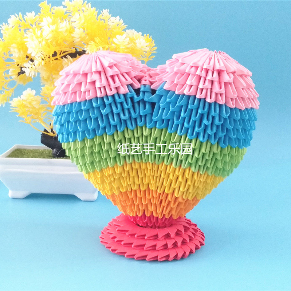 Triangle Inserts paper Material Triangle inserts Folded Paper Children Handcrafted handmade Material Puzzle Handcrafted DIY