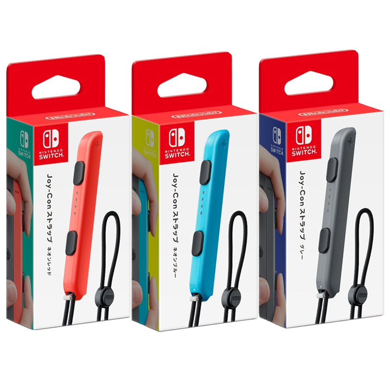 Nintendo Switch Joy-Con Xử lý Dây đeo cổ tay Dây đeo điện Light Red Blue Grey Spot - Người điều khiển trò chơi tay cầm chơi game xiaomi