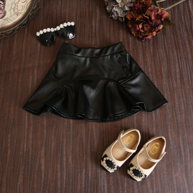 Jupe enfant YUKI en cuir - Ref 2050921 Image 7