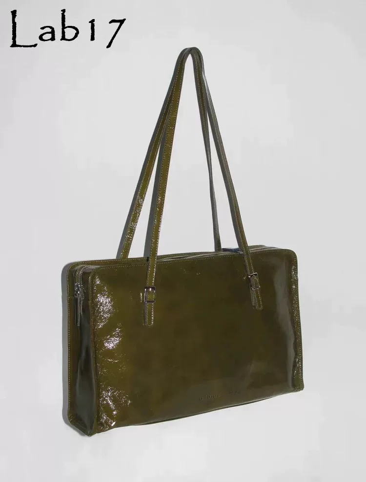 【Paloma Wool Designer Brand】Сумка tote с одним плечом из натуральной кожи коровьего кожаная без запаха, подлинная 24 новые масла воска