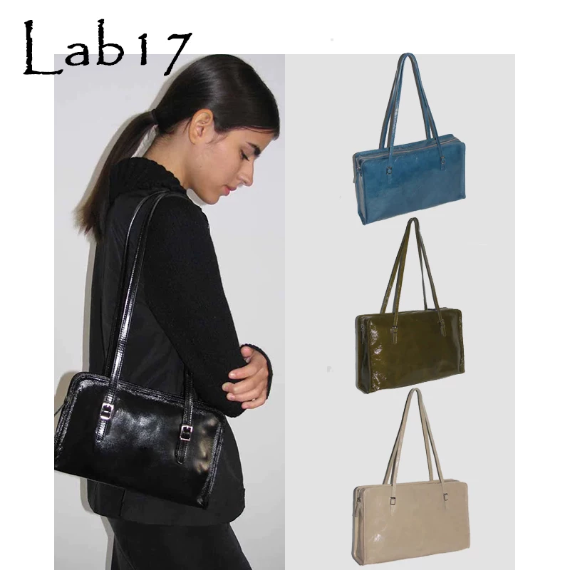 【Paloma Wool Designer Brand】Сумка tote с одним плечом из натуральной кожи коровьего кожаная без запаха, подлинная 24 новые масла воска