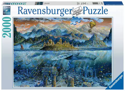 Spot Underwater World 2000 Ravensburger Германия импортированная головоломка умный кит