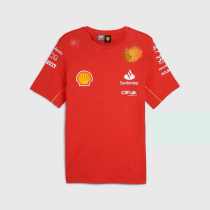 2024 New F1 Racing Suit Team Version Round Neck T-Shirt Summer Mens Short Sleeve Can Be Customized