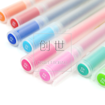 Japan MUJI MUJI Gel Ink Pen Cap Gel Pen Anti-countercurrent quick-drying 0 5 0 38mm