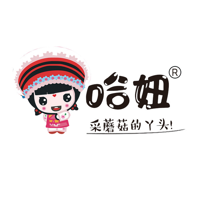 哈妞特产店的LOGO