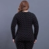 Bộ đồ lót nhiệt cực lớn dành cho nữ cộng với nhung dày cộng với phân bón để tăng mỡ mm200 kg người béo gần với bông dưới cùng