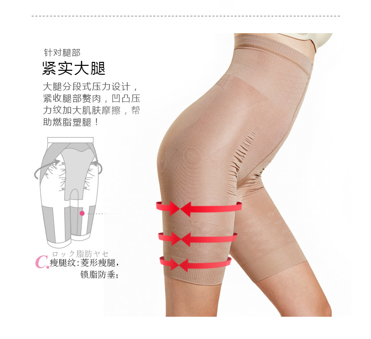 Quần corset cạp cao Quần năm điểm quần Quần sau sinh bụng phụ nữ mang thai body body body định hình quần lót đồ lót nữ đồ lót chính hãng quần lót phụ nữ