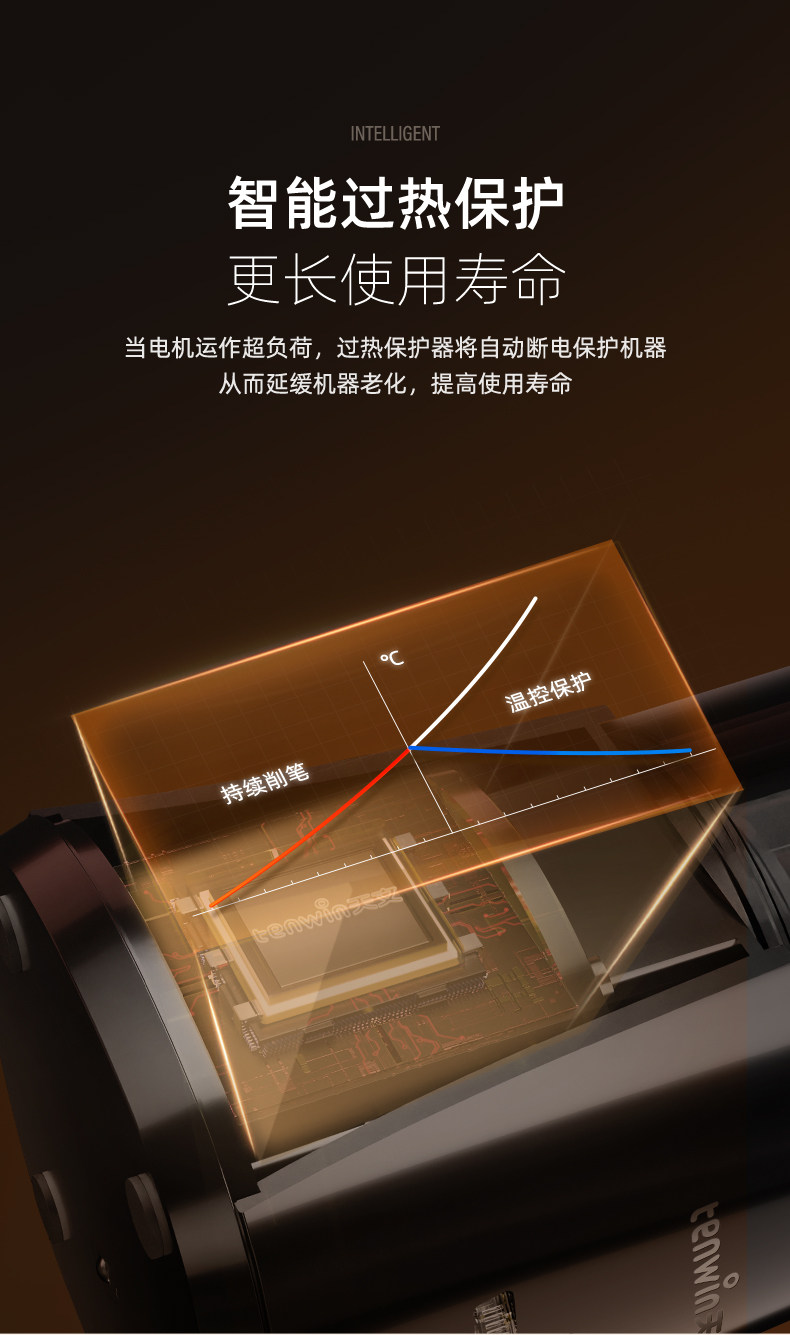 天文 电动转笔刀 全自动削笔器 图18