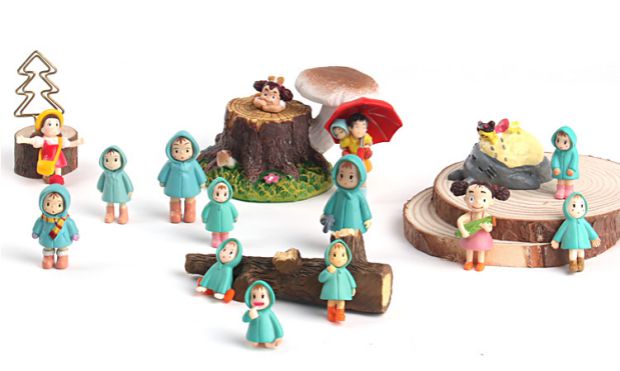 My Neighbor Totoro Xiaomei Millet Doll Hand Doll Succulents Micro Cảnh sinh thái Chai trong nhà chậu hoa trang trí trong chậu phụ kiện trang trí nhà đẹp