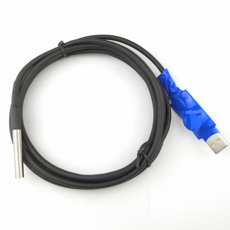 USB Smart Thermometer Laboratory Computer Automatically Collects and Records Temperature Measurement Instrument Ds18B20 Sensor USB Smart Thermometer Laboratory Computer Automatically Collects and Records Temperature Measurement Instrument Ds18B20 Sensor