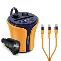 【HSC-108QC】 Автомобиль быстрого заряда/синяя крышка+[одно перетаскивание три x39 Желтая линия]