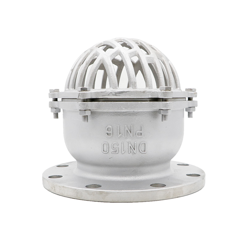 H42W-16P 304 Stainless Steel Bottom Valve Flange Pump Base Valve DN40 50 65 80 100 125 150