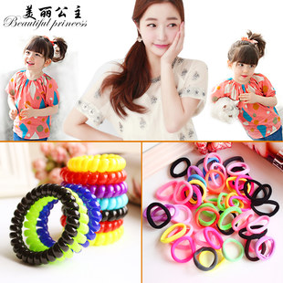 Hair rope, telephone, children's hair accessory, case for ears, South Korea