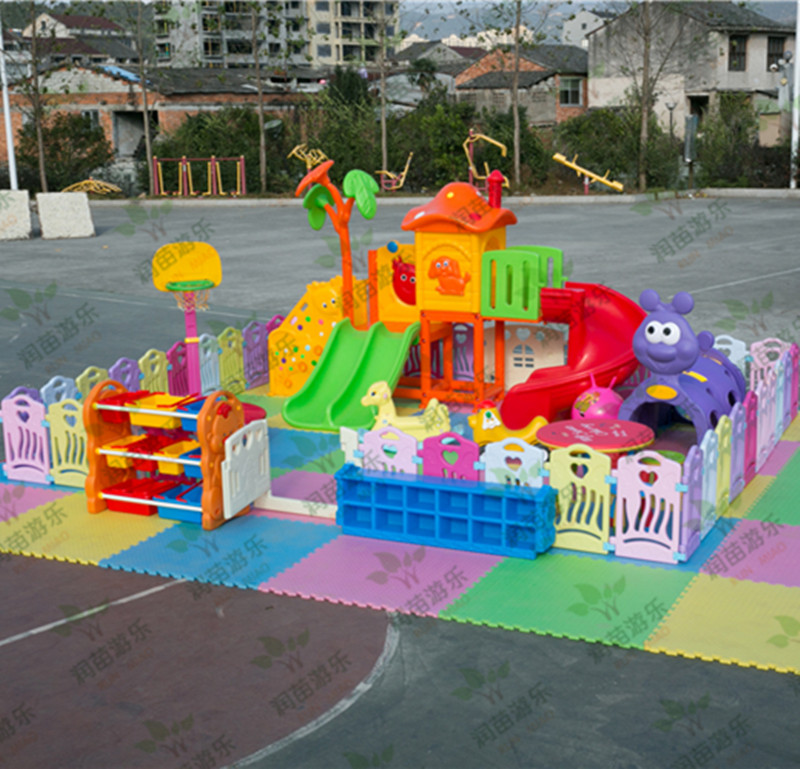 4S Shop Children's area Amusement Park Toddler Equipment Baby Family Playground Indoor slide Slides Combinations