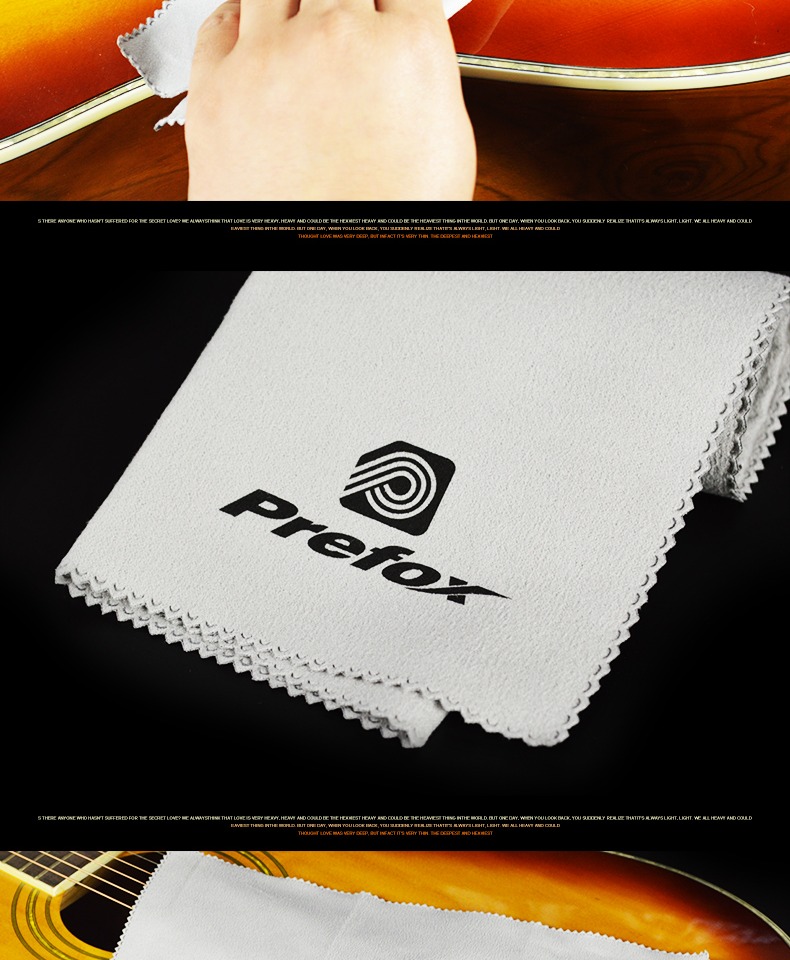 Đài Loan PREFOX đánh bóng đàn piano chuyên nghiệp nhạc cụ vải lớn 30CMX30CM không lint nhạc cụ làm sạch vải - Phụ kiện nhạc cụ dây đeo đàn