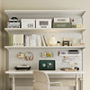 Desk hole board storage rack floor-standing student home desktop bookshelf multi-layer vertical wall storage shelf display