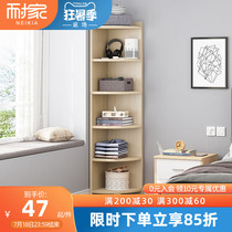 Modern Corner Cabinet Rack Living Room Wall Corner Locker Triangular Bedroom Corner Corner Cabinet Bookcase Bookcase Bookcase