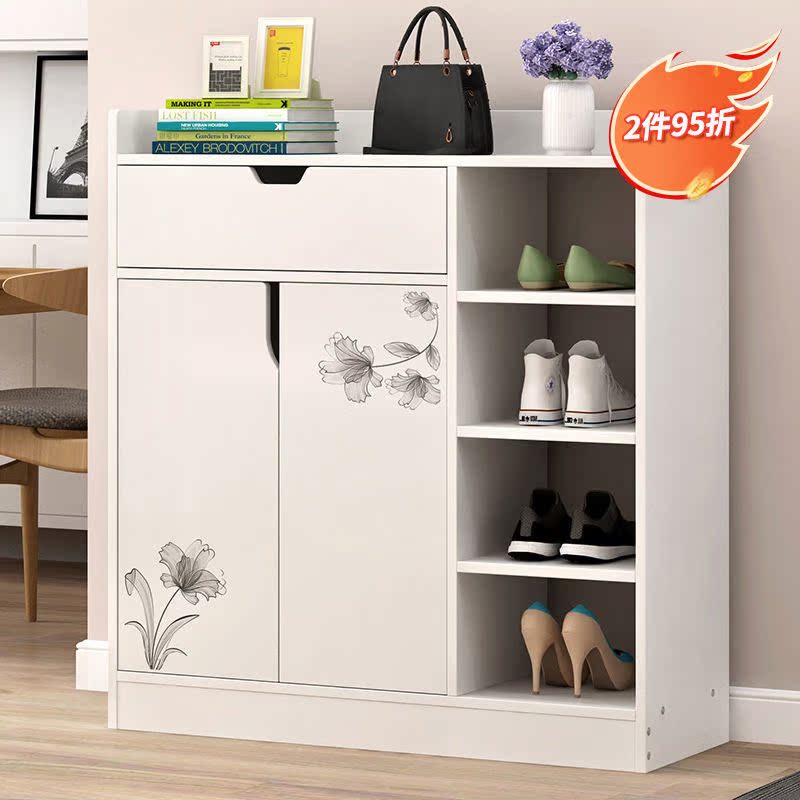 Small shoe cabinet Home Economy Type of large capacity Multi-layer dust-proof Easy doorway shoe holder shoe holder