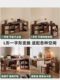Corner Desk Bookshelf Bookcase Integrated Home Study Desk Semi-Enclosed Bedside Cabinet Bedroom L-Shaped Computer Desk