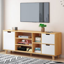 TV Cabinet High style modern minimalist Nordic Living room Small family bedroom TV Table Master bedroom with solid wood legs TV enclosure