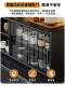 Solid Wood Cup Holder Storage Cabinet Desktop Water Cup Tea Set Cup Dustproof Changhong Glass Coffee Cup Dining Table Display Rack