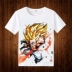 Dragon Ball Z Sun Wukong Rùa Fairy Super Saiyan Phim hoạt hình Nhật Bản ngắn tay áo phông anime xung quanh quần áo