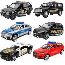 Range Rover US version police car toy car Childrens boy alloy car model simulation police car 110