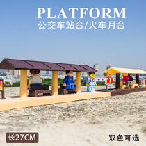 Bus Station Railway Station Platform Metro Platform Bus Station Model