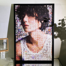 Wang Yibo Poster Show Field Mosaic Mosaic Puzzle Customized with frame the same sum of birthday cadeaux for girls surrounding creative ideas