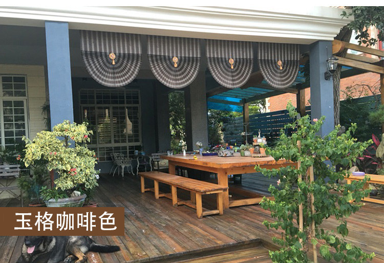 Шторы рулонные 定制日式竹帘窗帘卷帘遮阳升降扇形帘成品罗马帘酒店饭店竹门帘 Old GE plait