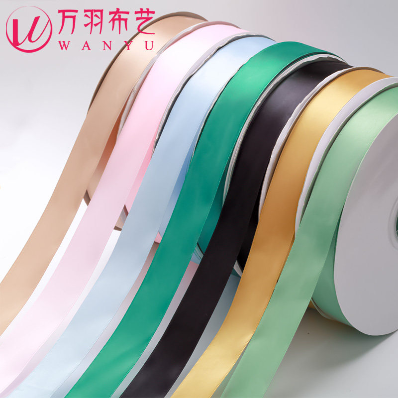 High quality Korean ribbon Vegan color flower packaging cake box ribbon handmade diy decorative ribbon 4cm wide