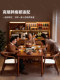 Solid Wood Chair, Comfortable Dining Chair, Upholstered Dining Table Chair, Home Armchair, Meeting Tea Table Chair, High-End Backrest Chair Stool