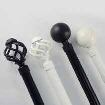 Curtain Rod Roman Rod curtain bar thickened aluminum alloy Black White simple modern Nordic whole house custom