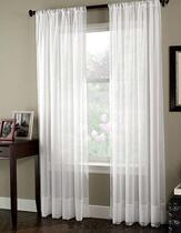 Window screen clearance special factory direct sales finished finished window screen breathable cross hemp yarn simple modern solid color white curtain