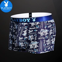 Playboy đồ lót nam một mảnh nam boxer băng lụa mùa hè quần short thanh niên quần đáy bốn góc thủy triều quan lot  nu trung nien