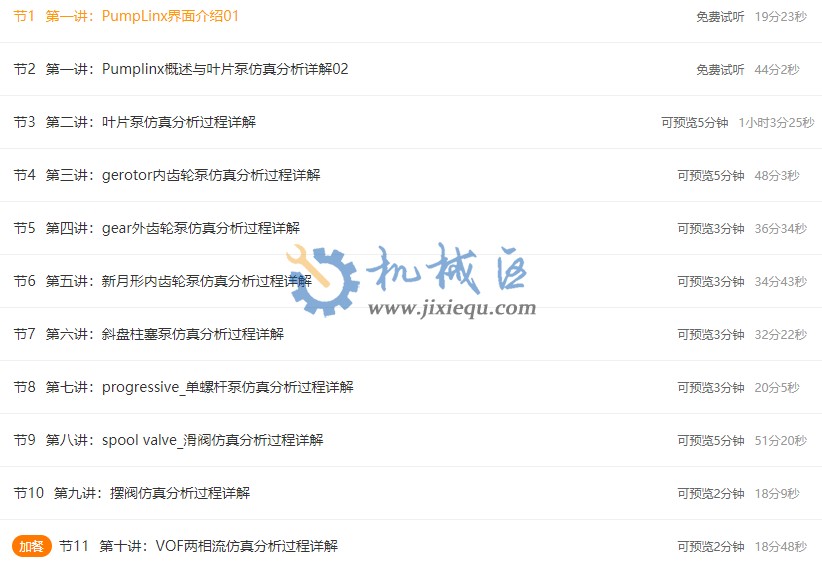 Pumplinx泵阀有限元仿真分析理论与实践课程 精品课 Cae综合论坛 Cae论坛 机械区 手机版 Www Jixiequ Com