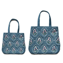 Summer Solstice handmade bag diy material bag Embroidery self-embroidery cloth bag Beginner beginner introduction Cotton and linen cloth art set