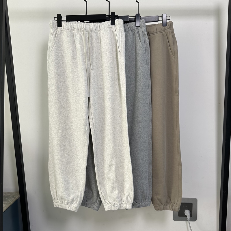 000068 New Elastic Waist Loose-Fitting Jogger Casual Pants