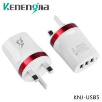 3USB Insign conversion plug Hong Kong Singapore Malaysia Dubai Sri Lanka Inform English Compliant Charger