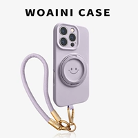 [Meranti Purple] Вращающаяся на 360° подставка★Настоящий жидкий силикон★С кожаным ремешком