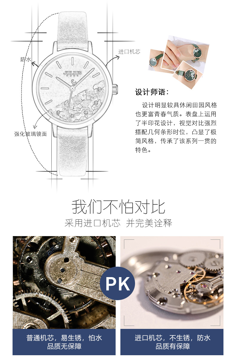 Montre pour Femme JULIUS    - Ref 3271597 Image 13