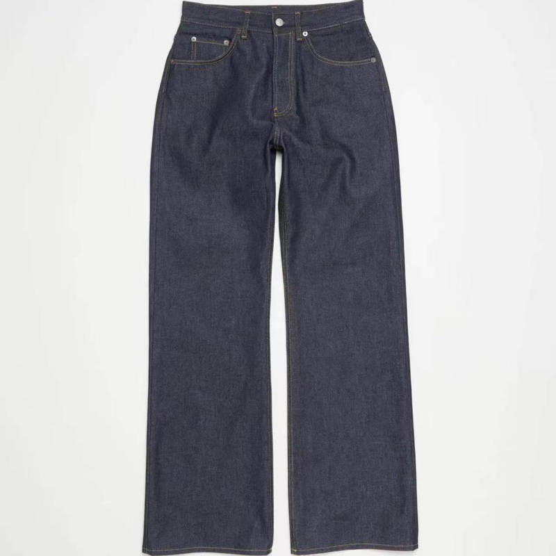 Autonomous 2021m Original Denim Ac Style Loose Straight-Leg Flared Retro Original Denim Jeans A-Line Wide-Leg Casual Versatile