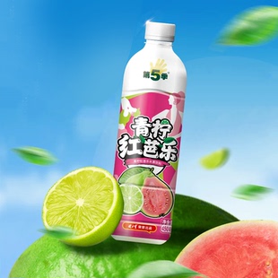 健力宝第五季青柠红芭乐水果饮料450ml*15瓶