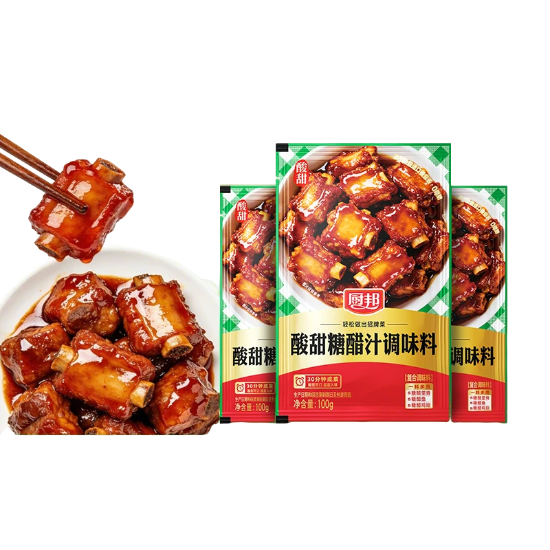 厨邦酸甜糖醋汁调味料100g*3