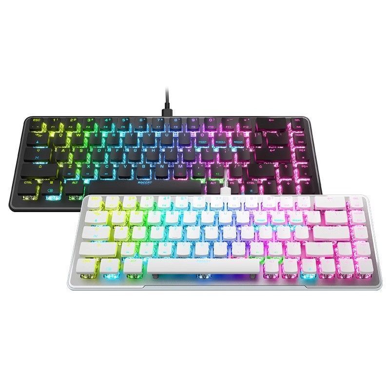 Roccat Vulcan Ii Mini Air Wireless Three-Mode Mechanical Keyboard Linear Optical Axis 68 Keys