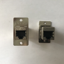 L-COM诺通ECF504-SC5E超五类金属面板安装网络转接头屏蔽