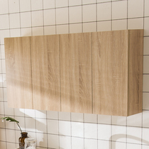  Solid wood laundry cabinet Balcony washing machine cabinet Laundry basin laundry pool Wall cabinet Wall cabinet Laundry cabinet matching series