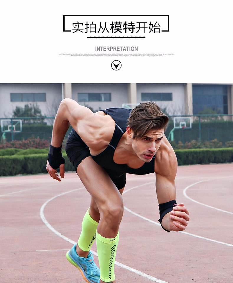 Li Ning thể thao chăm sóc bắp chân mùa hè xà cạp mỏng chạy bóng rổ cầu lông thể dục đi bộ đường dài vớ bóng đá thiết bị bảo vệ - Dụng cụ thể thao găng tay thể thao adidas